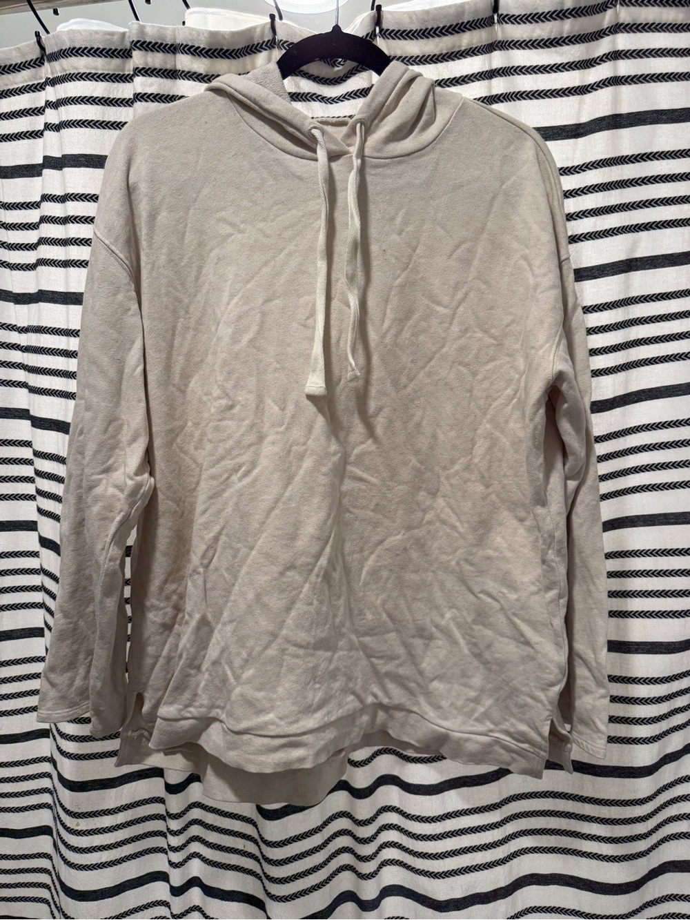 Madewell Cream Pullover Hoodie